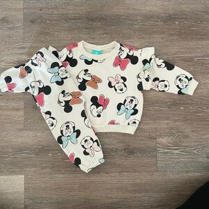 Primark Kids Matching Set - Minnie Disney Print